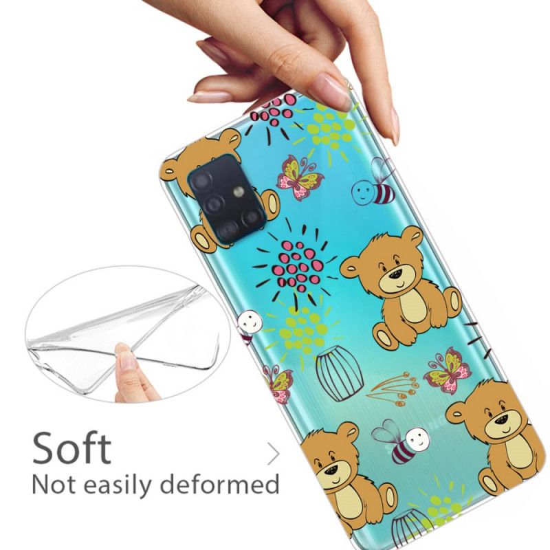 Cover Samsung Galaxy A71 Top Bamse Beskyttelse