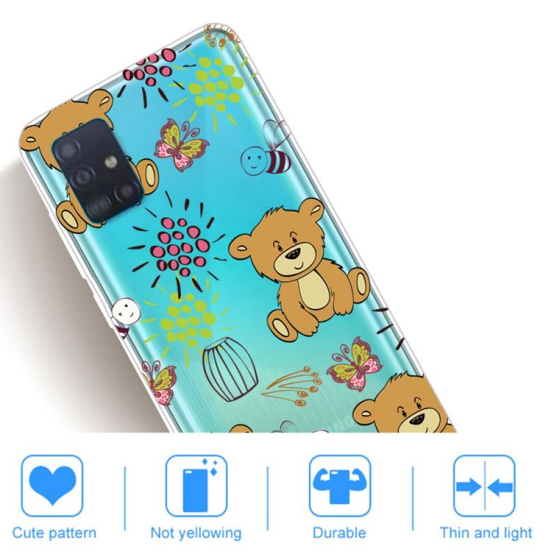 Cover Samsung Galaxy A71 Top Bamse Beskyttelse