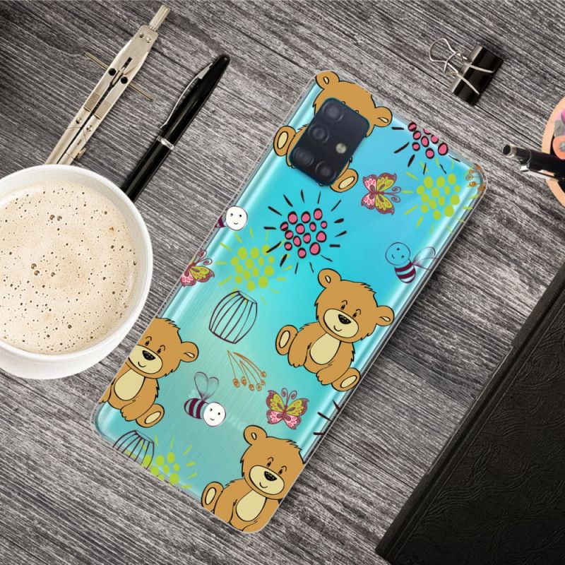 Cover Samsung Galaxy A71 Top Bamse Beskyttelse