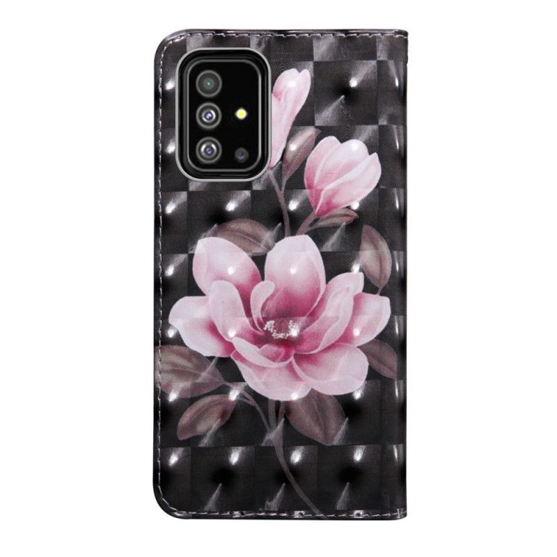 Flip Cover Læder Samsung Galaxy A71 Blomster Blomstrer