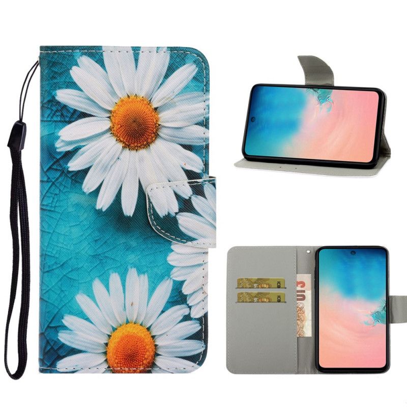 Flip Cover Læder Samsung Galaxy A71 G-Streng