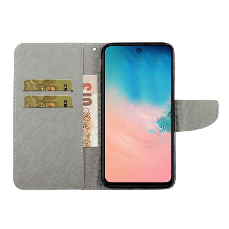 Flip Cover Læder Samsung Galaxy A71 G-Streng