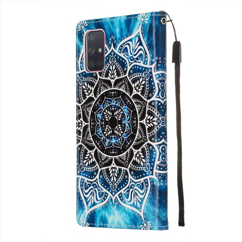 Flip Cover Læder Samsung Galaxy A71 Mandala På Himlen Beskyttelse