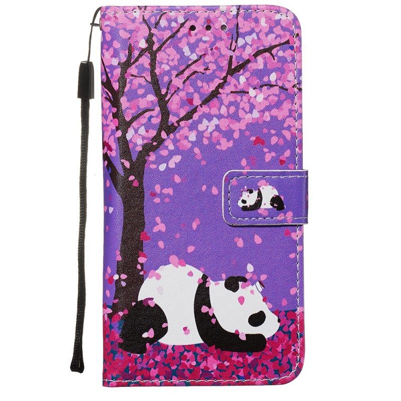 Flip Cover Samsung Galaxy A71 Kinesisk Træpanda