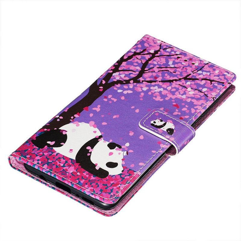 Flip Cover Samsung Galaxy A71 Kinesisk Træpanda