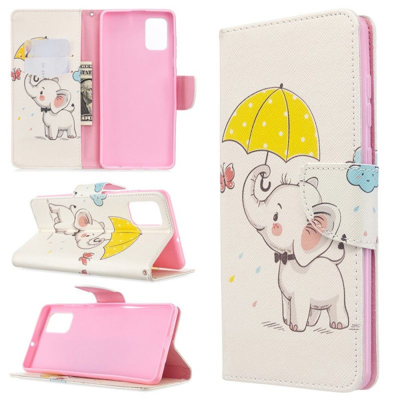 Flip Cover Samsung Galaxy A71 Mobilcover Elefant