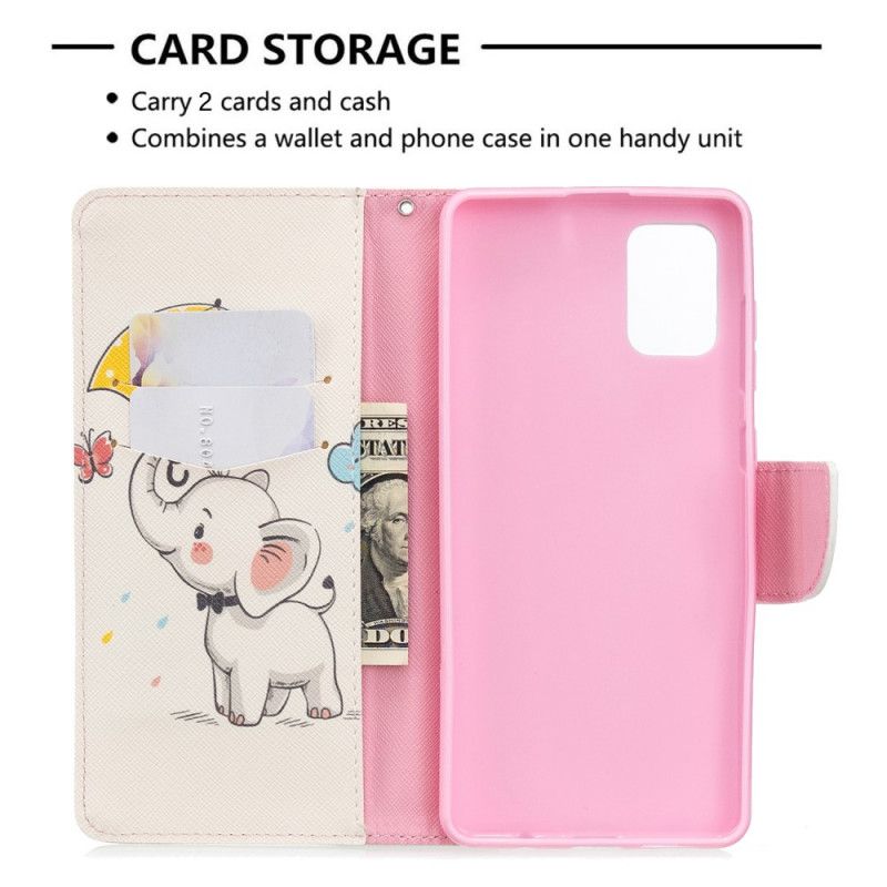 Flip Cover Samsung Galaxy A71 Mobilcover Elefant