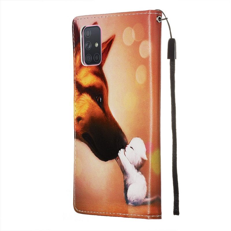 Flip Cover Samsung Galaxy A71 Ven Af Katten Ernest