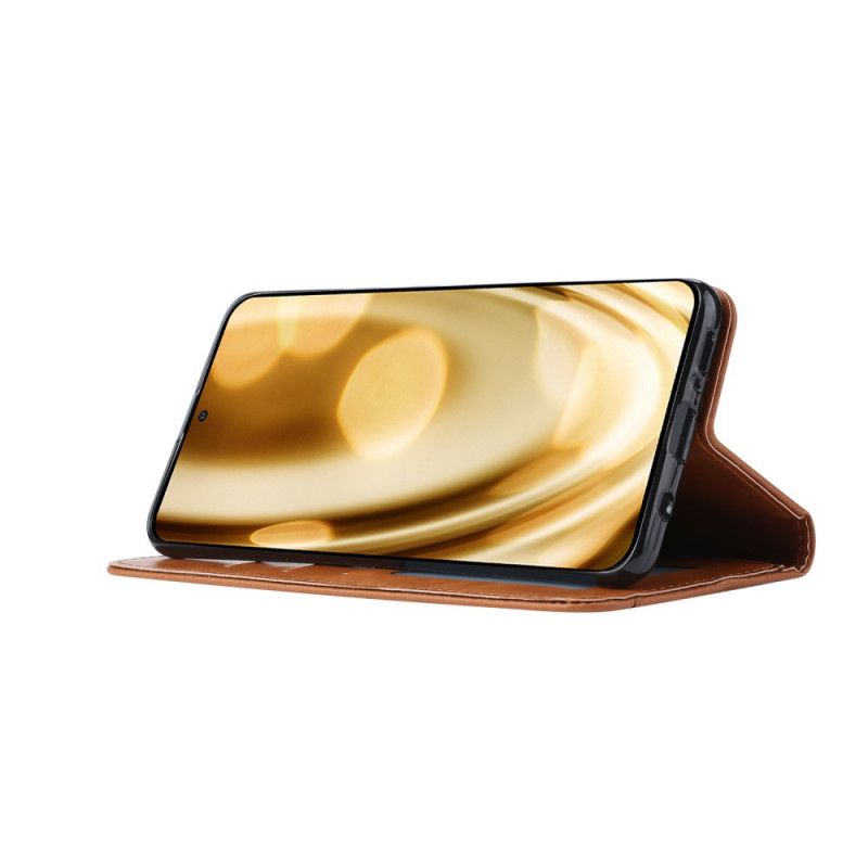 Læder Cover for Samsung Galaxy A71 Sort Kortholder I Kunstlæder