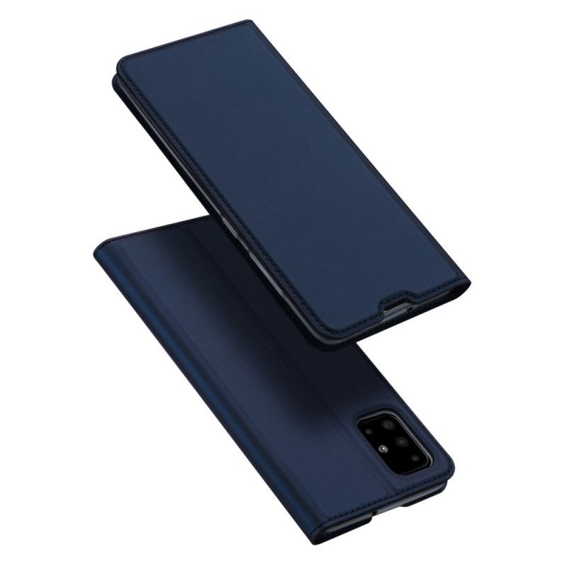 Læder Cover Samsung Galaxy A71 Sort Pro Dux Ducis Hud