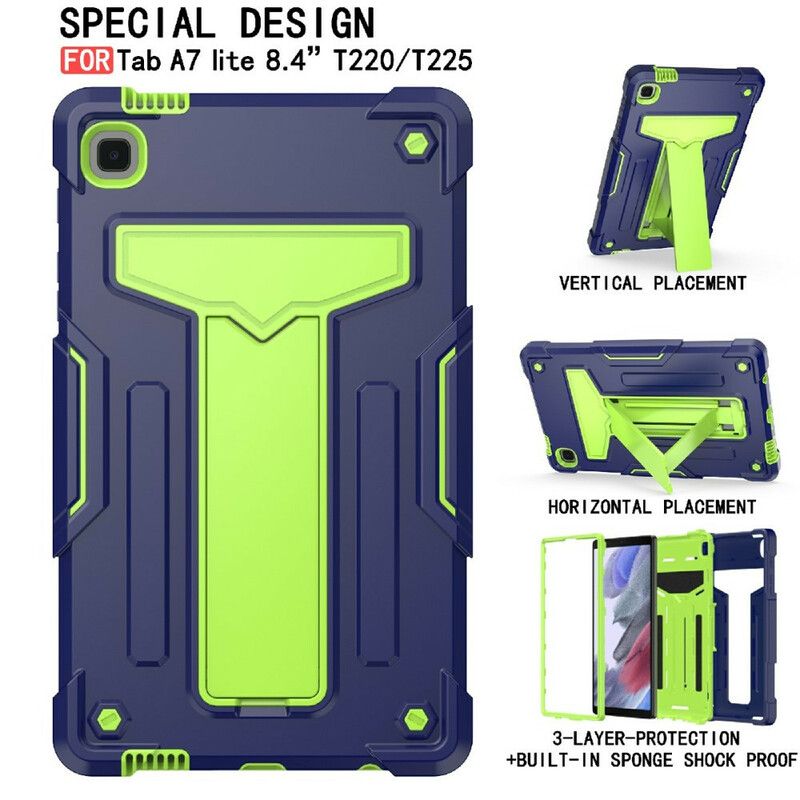 Cover Samsung Galaxy Tab A7 Lite Modstandsdygtig Foldbar Støtte