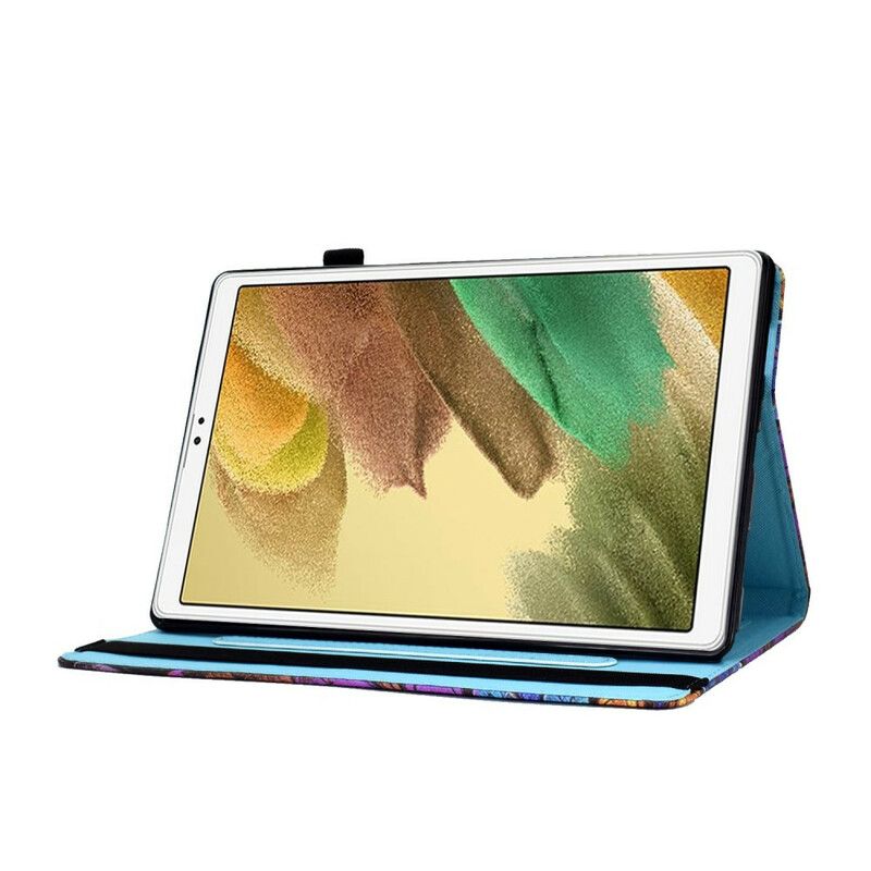 Etui Samsung Galaxy Tab A7 Lite Abstrakt Blomst