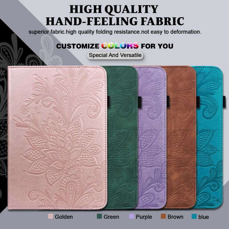 Etui Samsung Galaxy Tab A7 Lite Blomstermandala