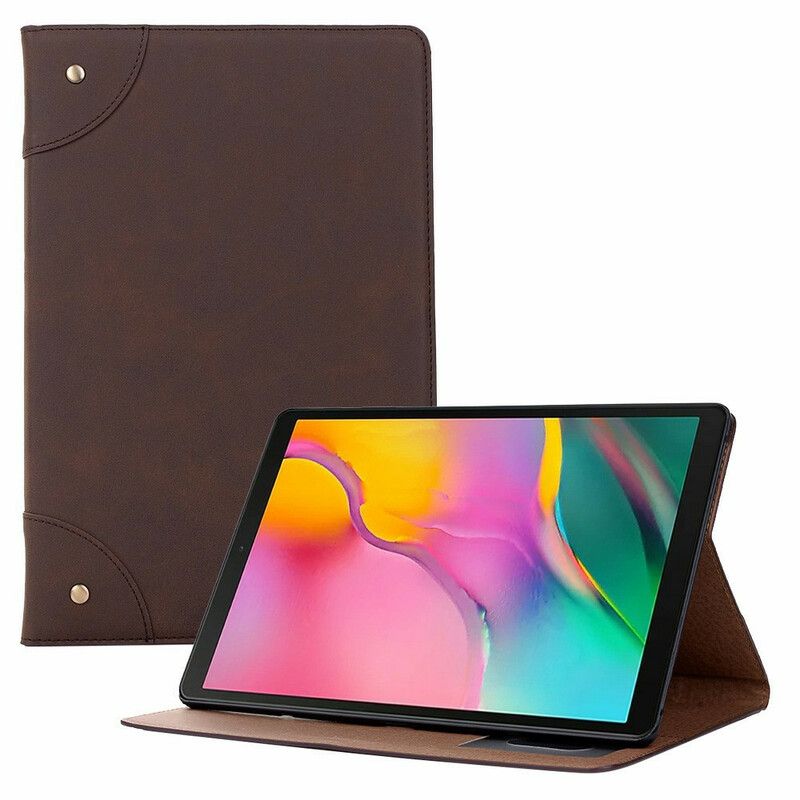 Etui Samsung Galaxy Tab A7 Lite Vintage Nitter I Imiteret Læder