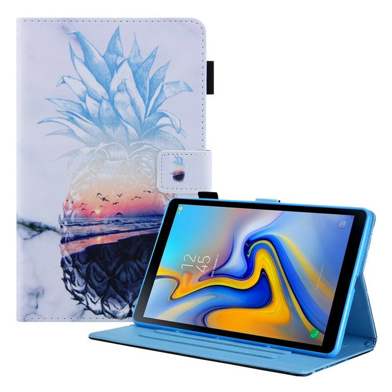 Flip Cover Samsung Galaxy Tab A7 Lite Ananas Mønster