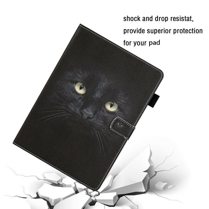 Flip Cover Samsung Galaxy Tab A7 Lite Black Cat Eyes