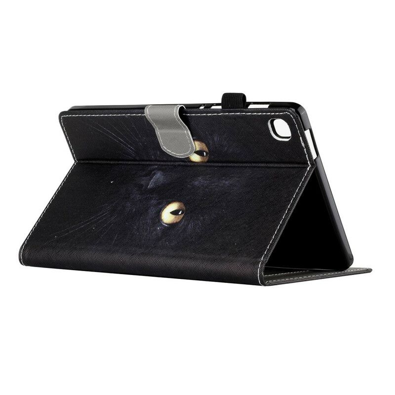 Flip Cover Samsung Galaxy Tab A7 Lite Black Cat Eyes