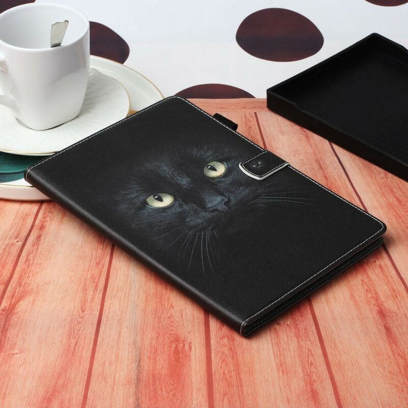 Flip Cover Samsung Galaxy Tab A7 Lite Black Cat Eyes