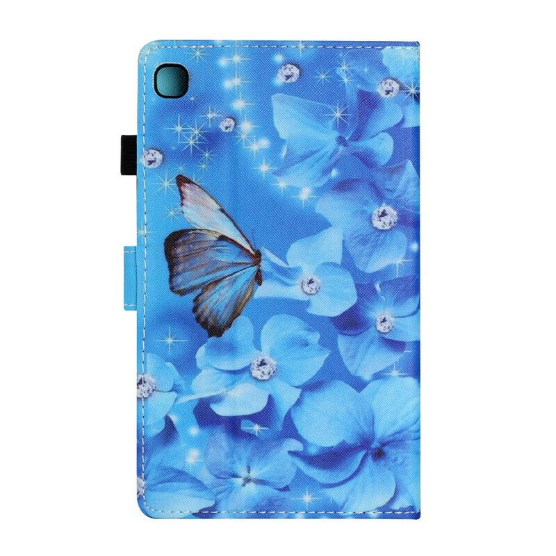 Flip Cover Samsung Galaxy Tab A7 Lite Blomster