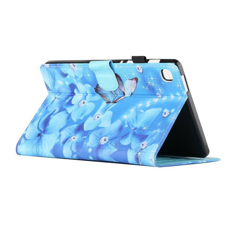 Flip Cover Samsung Galaxy Tab A7 Lite Blomster