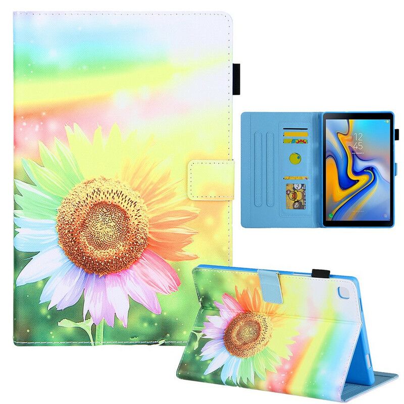 Flip Cover Samsung Galaxy Tab A7 Lite Blomster I Solen