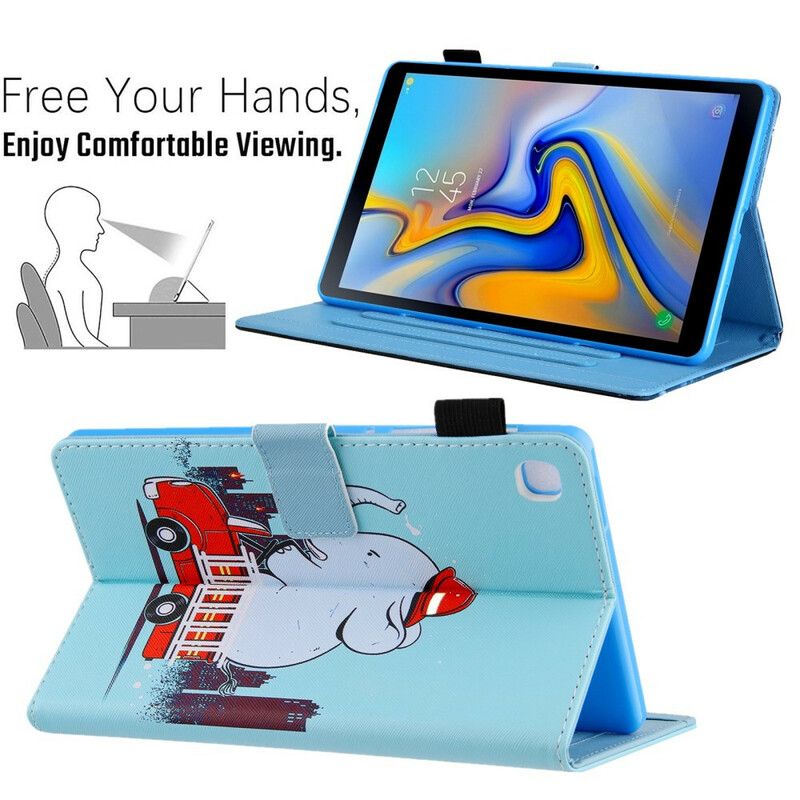 Flip Cover Samsung Galaxy Tab A7 Lite Brandmand Elefant