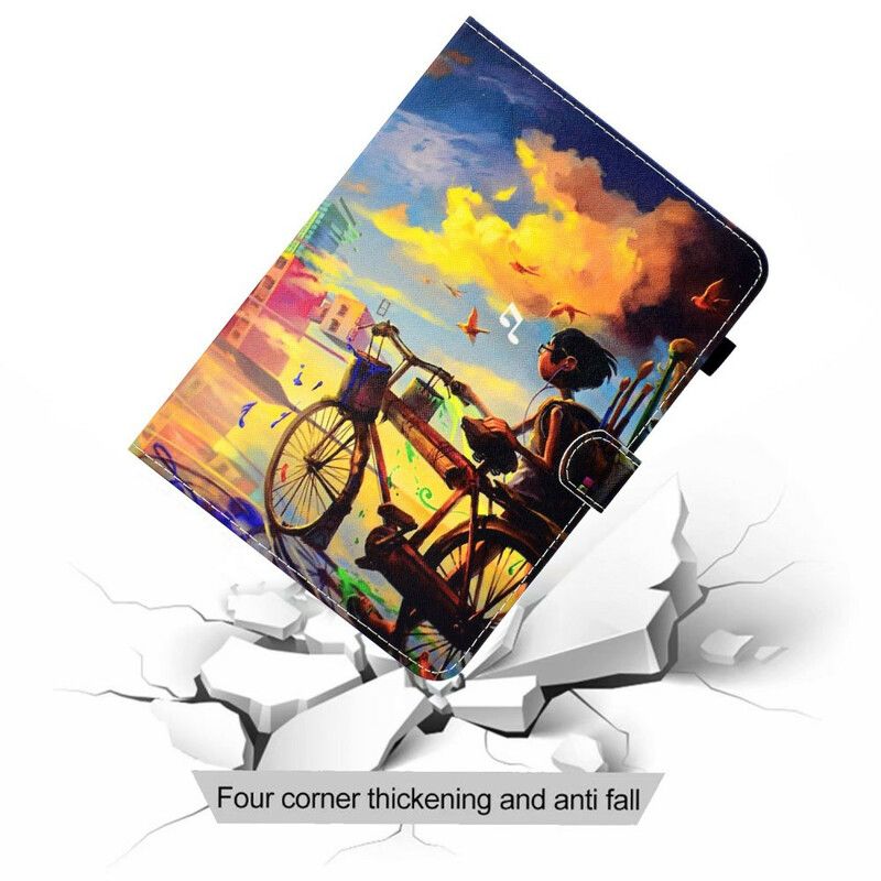 Flip Cover Samsung Galaxy Tab A7 Lite Cykel Art