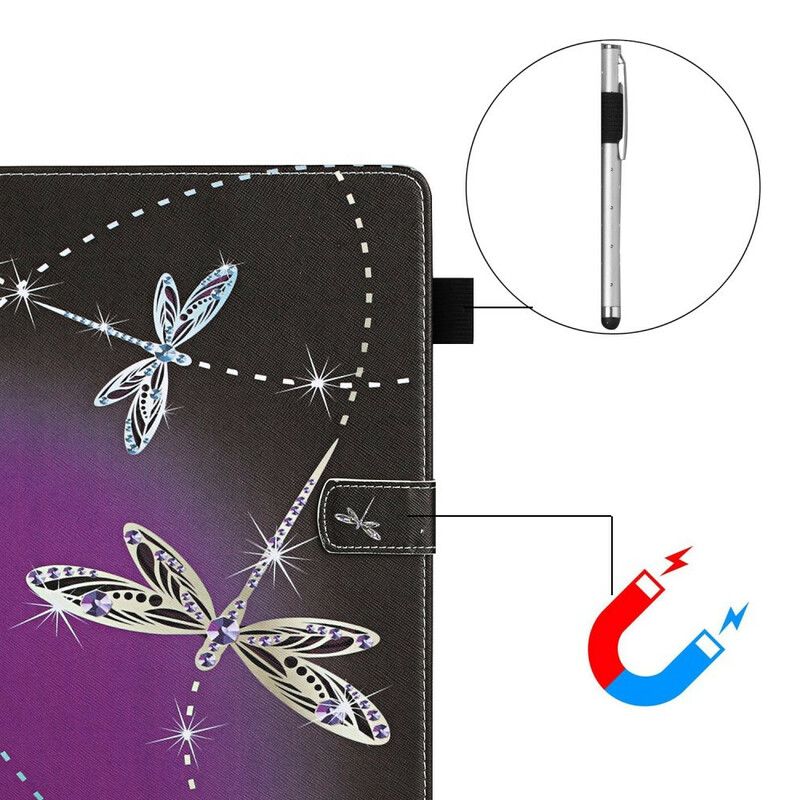 Flip Cover Samsung Galaxy Tab A7 Lite Dragonflies