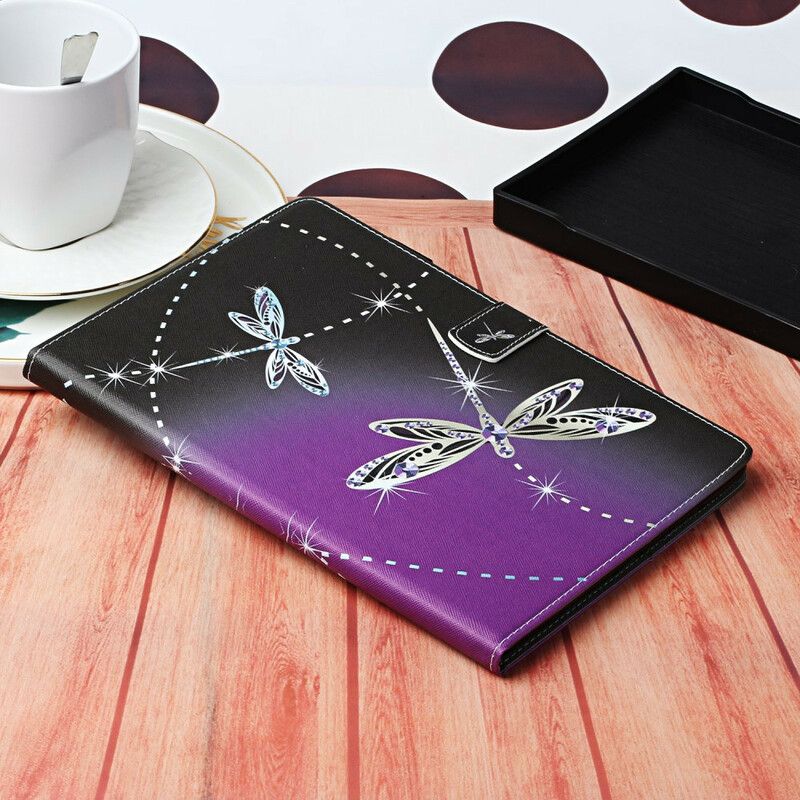 Flip Cover Samsung Galaxy Tab A7 Lite Dragonflies