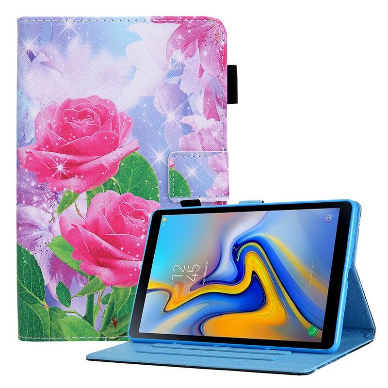 Flip Cover Samsung Galaxy Tab A7 Lite Drømmeblomster