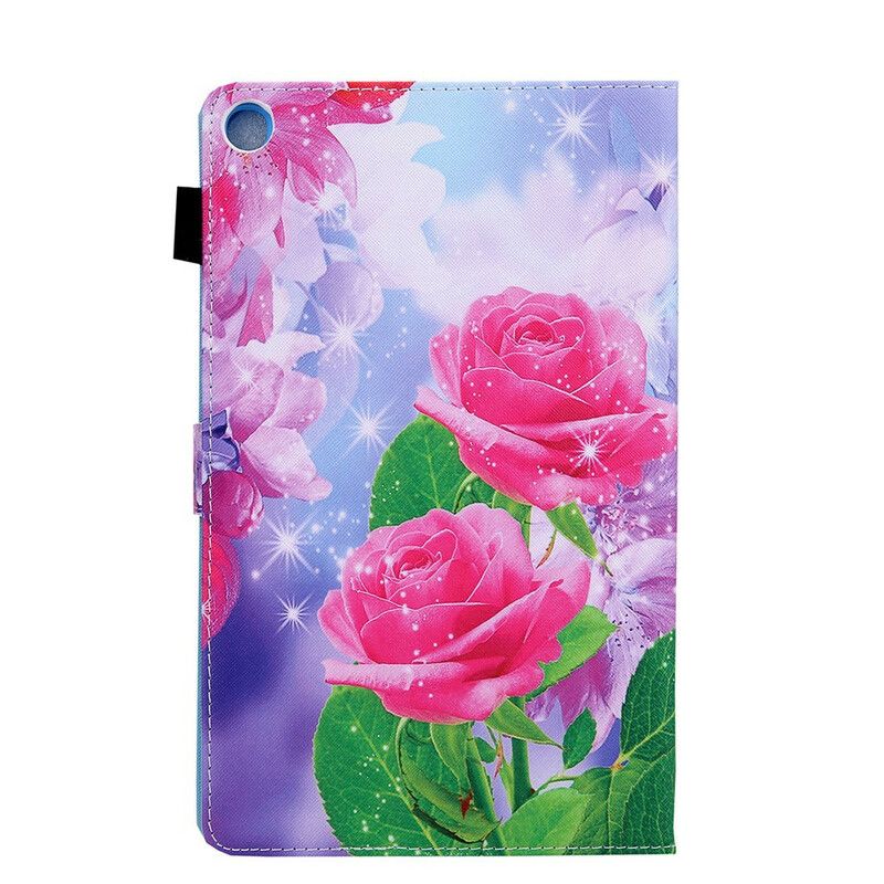 Flip Cover Samsung Galaxy Tab A7 Lite Drømmeblomster