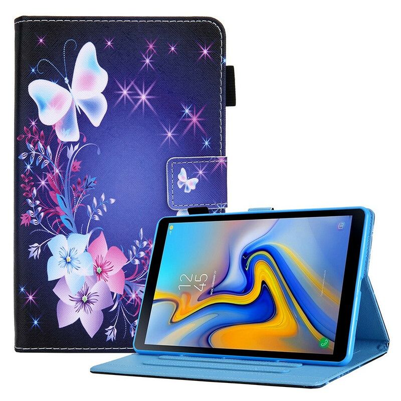 Flip Cover Samsung Galaxy Tab A7 Lite Flere Sommerfugle