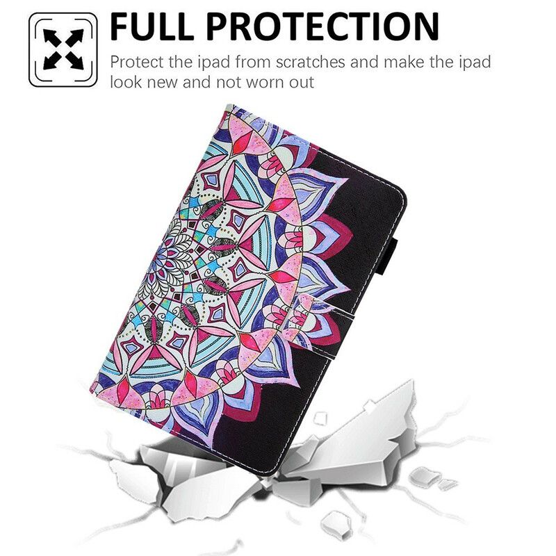 Flip Cover Samsung Galaxy Tab A7 Lite Grafisk Mandala