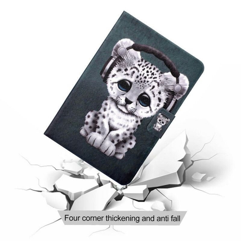 Flip Cover Samsung Galaxy Tab A7 Lite Lille Leopard