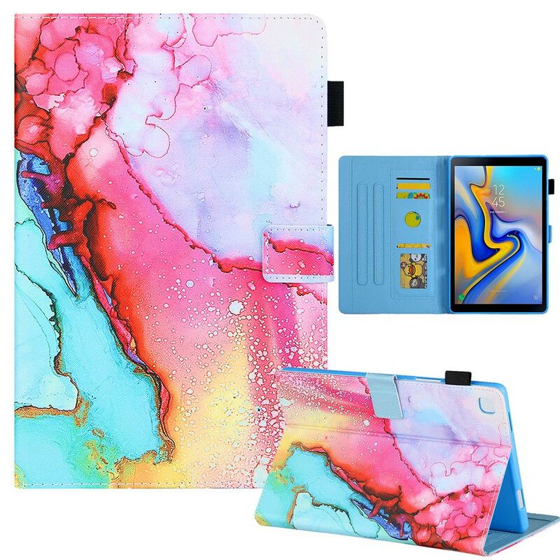 Flip Cover Samsung Galaxy Tab A7 Lite Marmorstil