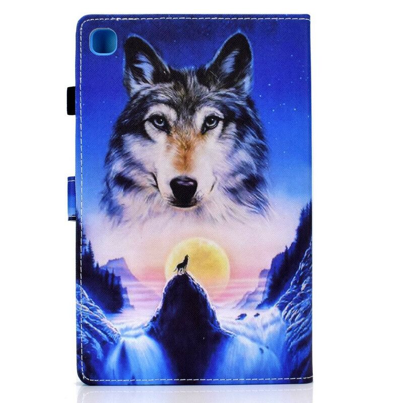 Flip Cover Samsung Galaxy Tab A7 Lite Mountain Wolf