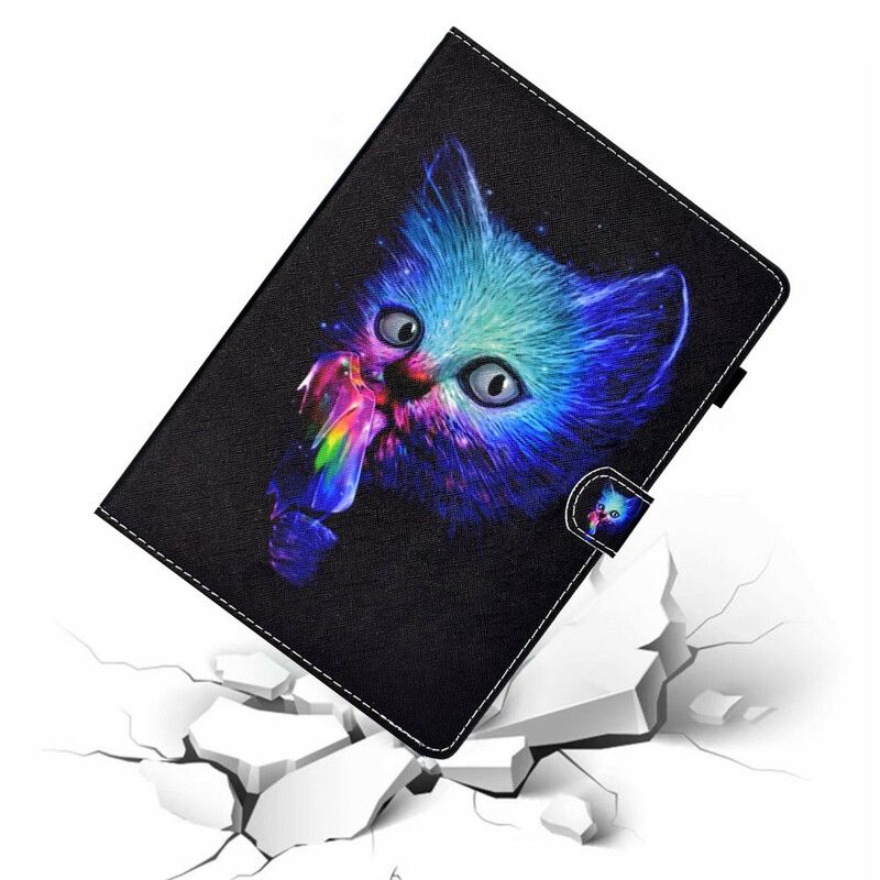 Flip Cover Samsung Galaxy Tab A7 Lite Psycho Cat