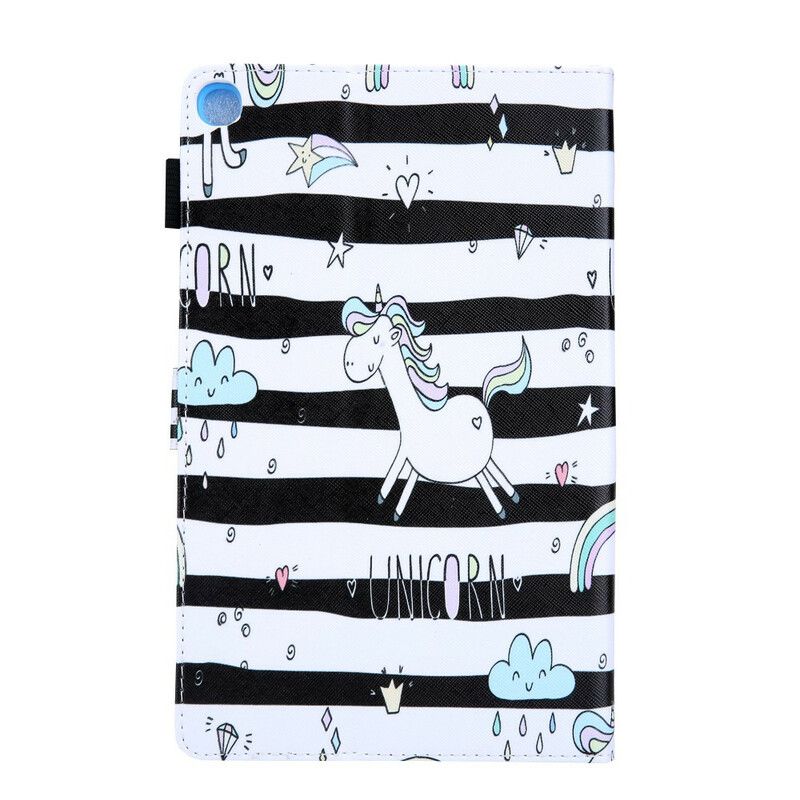 Flip Cover Samsung Galaxy Tab A7 Lite Unicorn