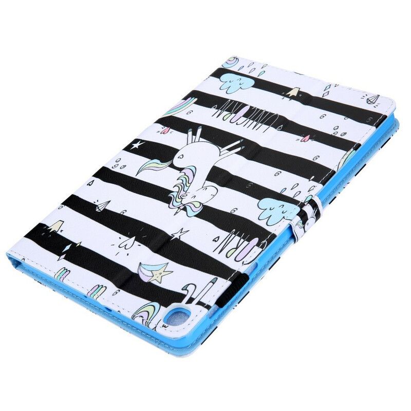 Flip Cover Samsung Galaxy Tab A7 Lite Unicorn