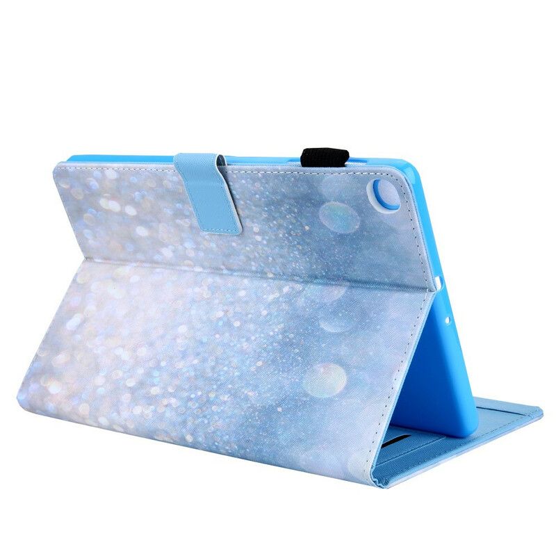 Læder Cover Samsung Galaxy Tab A7 Lite Glitter Element