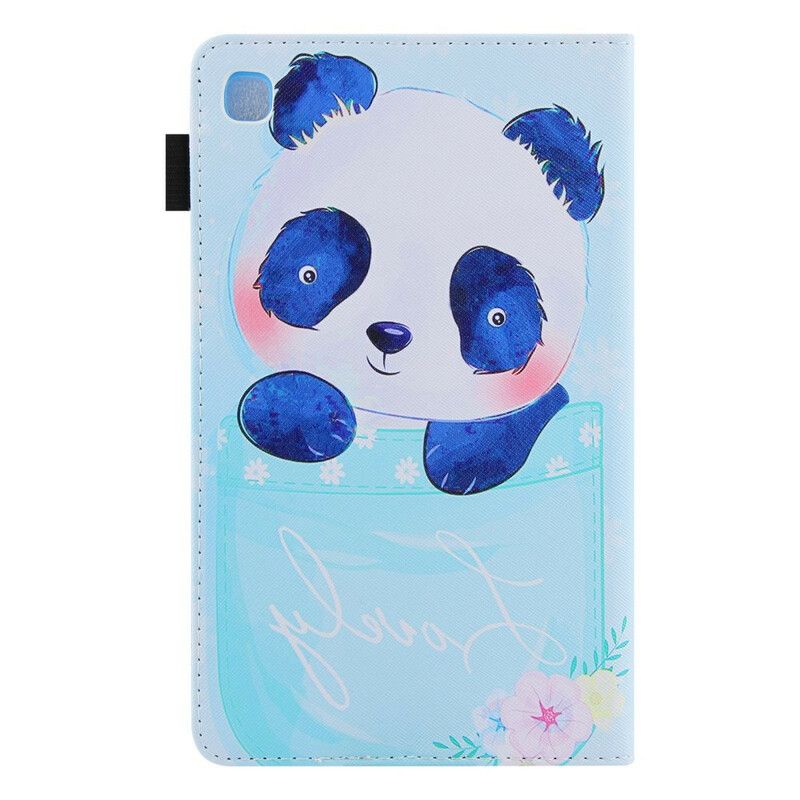 Læder Cover Samsung Galaxy Tab A7 Lite Telefon Etui Dejlig Panda