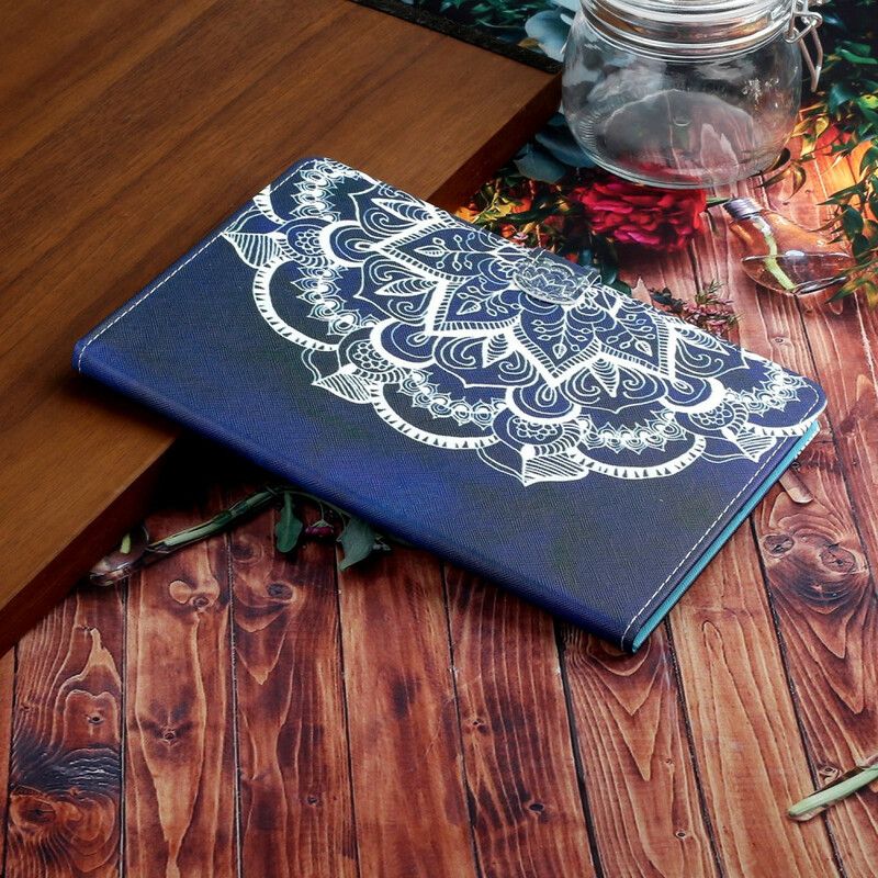 Læder Cover Samsung Galaxy Tab A7 Lite Telefon Etui Mandala Art Series