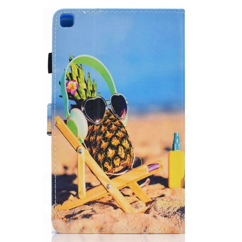 Læder Cover Samsung Galaxy Tab A7 Lite Telefon Etui Strandsjov