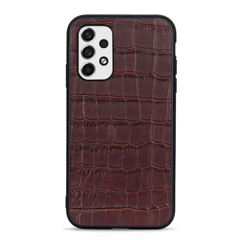 Cover Samsung Galaxy A53 5G Ægte Crocodile Texture Læder