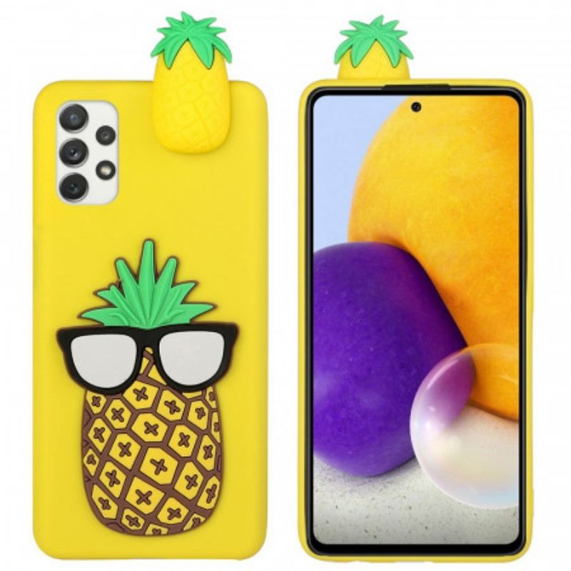 Cover Samsung Galaxy A53 5G Ananas 3d-briller