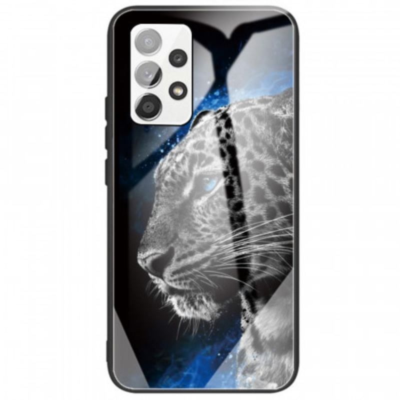 Cover Samsung Galaxy A53 5G Feline Face Hærdet Glas