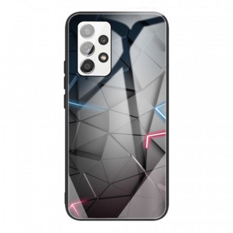 Cover Samsung Galaxy A53 5G Hærdet Glas Geometri