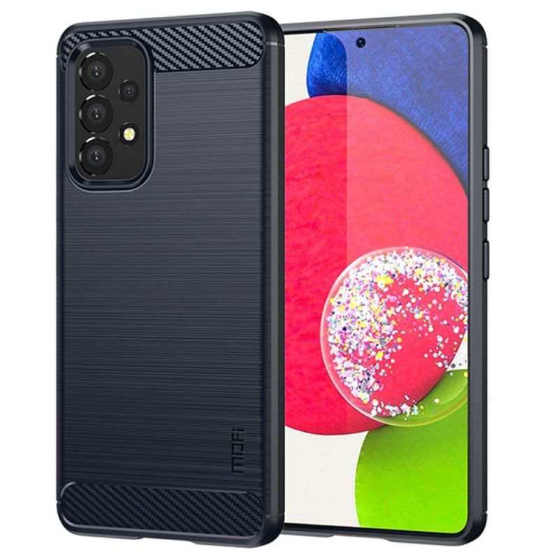 Cover Samsung Galaxy A53 5G Mofi Børstet Kulfiber