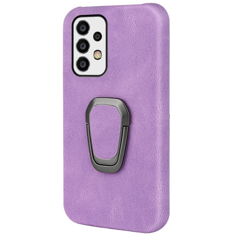 Cover Samsung Galaxy A53 5G Ring-holder I Lædereffekt