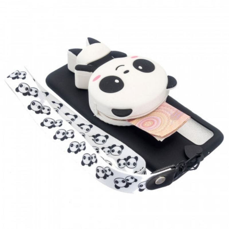 Mobilcover Samsung Galaxy A53 5G 3d Panda Med Karabinhage